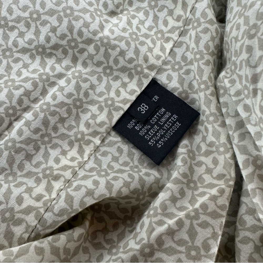 Max & Moi Coat Patterned Lining Fall Green Jacket… - image 8